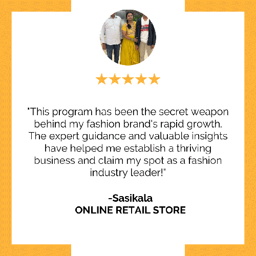 Student Testimonial - Sasikala, Online Retail Store