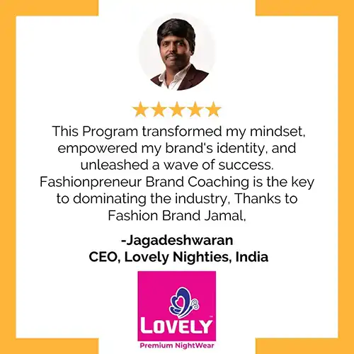 Student Testimonial - Jagadeshwaran, Lovely Nighties